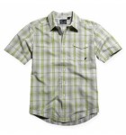 M-V-SHIRTS DEVILLE S/S WOVEN ACID GREEN