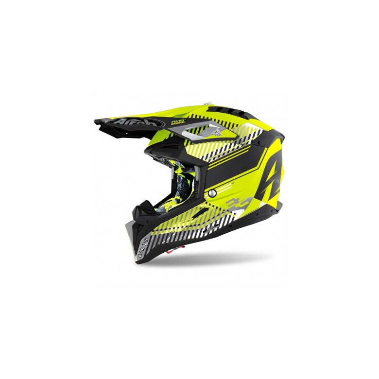 AIROH AVIATOR 3  WAVE YELLOW MATT 2021