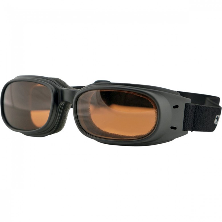 GOGGLE PISTON BLACK/AMBER