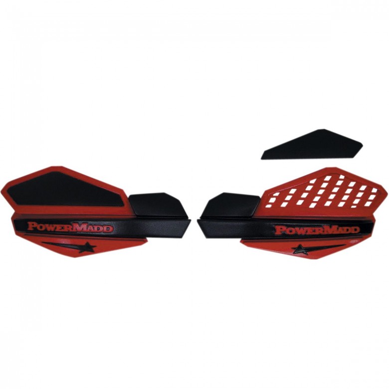 HANDGUARDS RED/BLACK