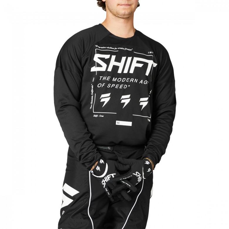 Shift Motocross Jersey White Label Bliss