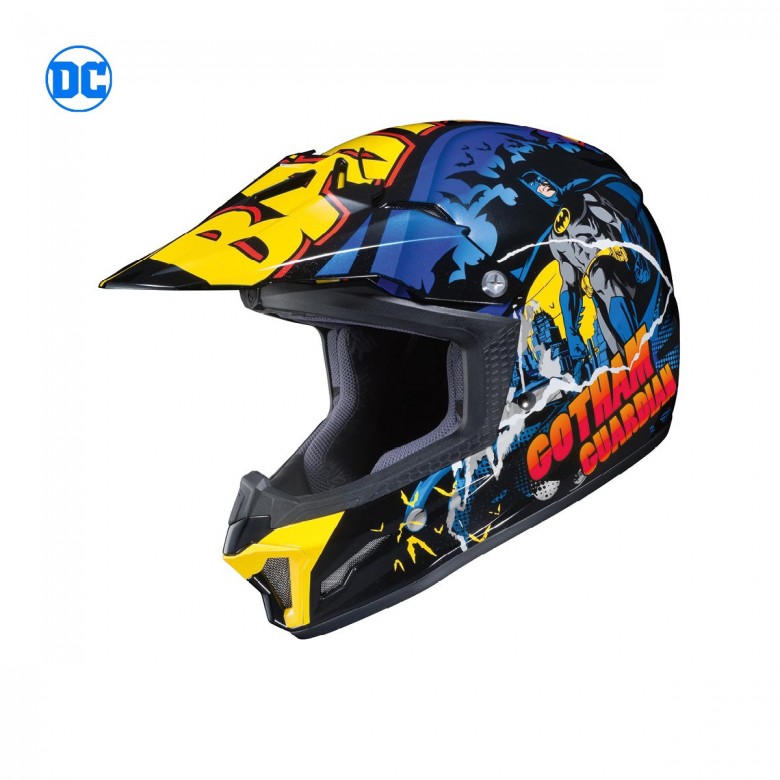 HJC KINDER HELM MX CLXY II BATMAN DC COMICS MC-23