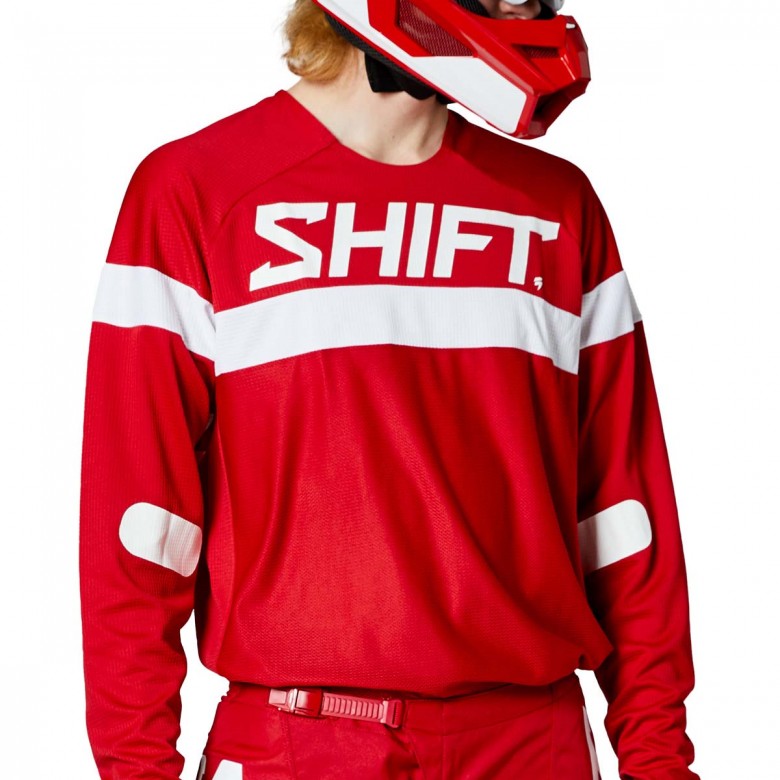 Shift Motocross Jersey White Label Haut