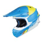 Scott MX HELM 350 PRO TROPHY lightblue/yellow