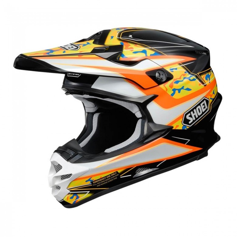 Shoei Motocross Helm VFX-W Turmoil TC-8