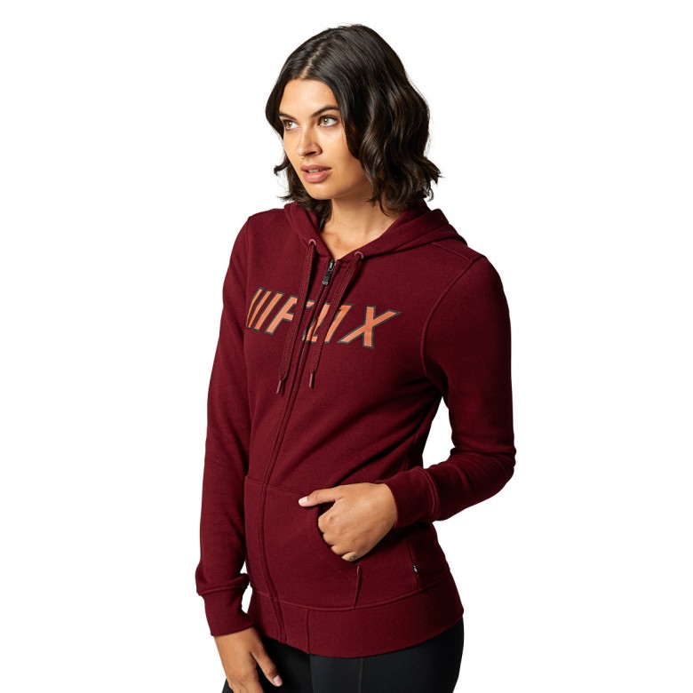 Fox Zip Hoodie Damen Break Check