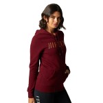 Fox Zip Hoodie Damen Break Check