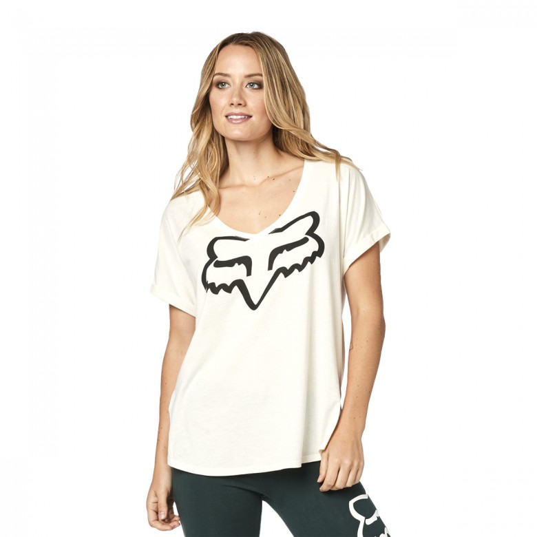 Fox T-Shirt Damen Responded V-Neck