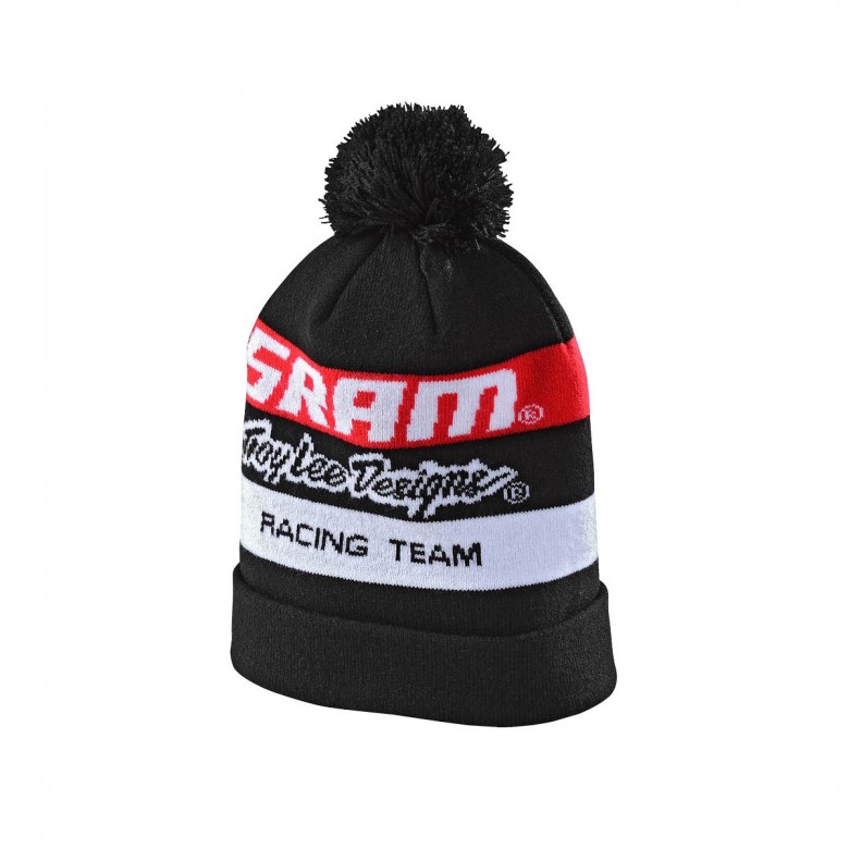 Troy Lee Designs TLD Beanie SRAM Racing Block Pom