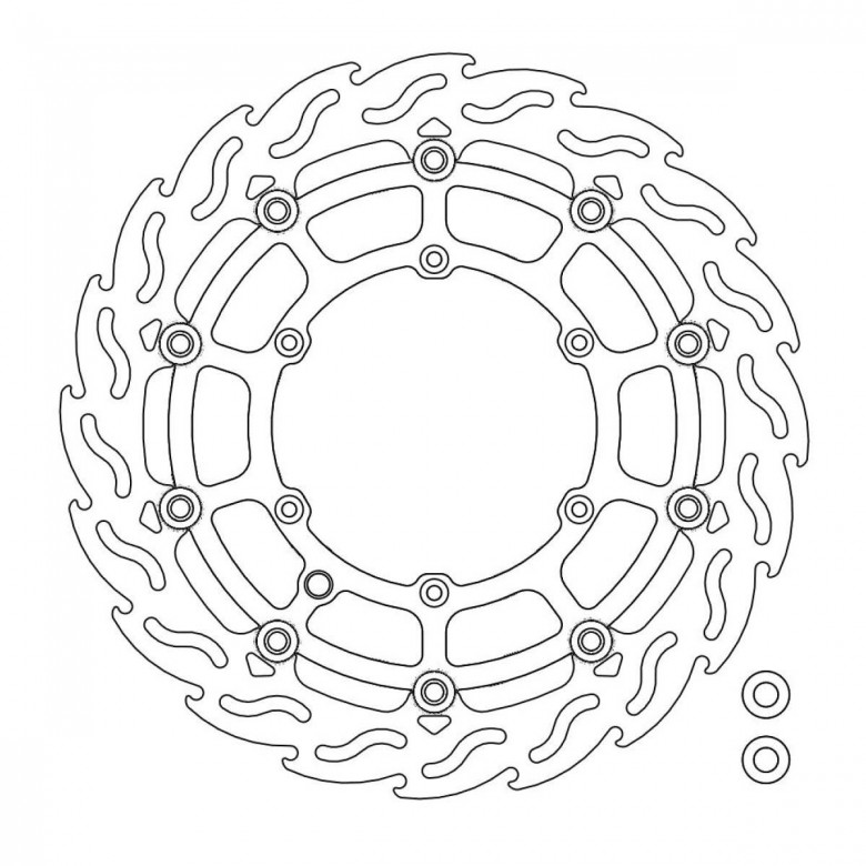Motomaster Flame SMR Bremsscheibe KTM, HQV