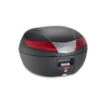 Givi V40 Monokey Topcase mit roten Reflektoren