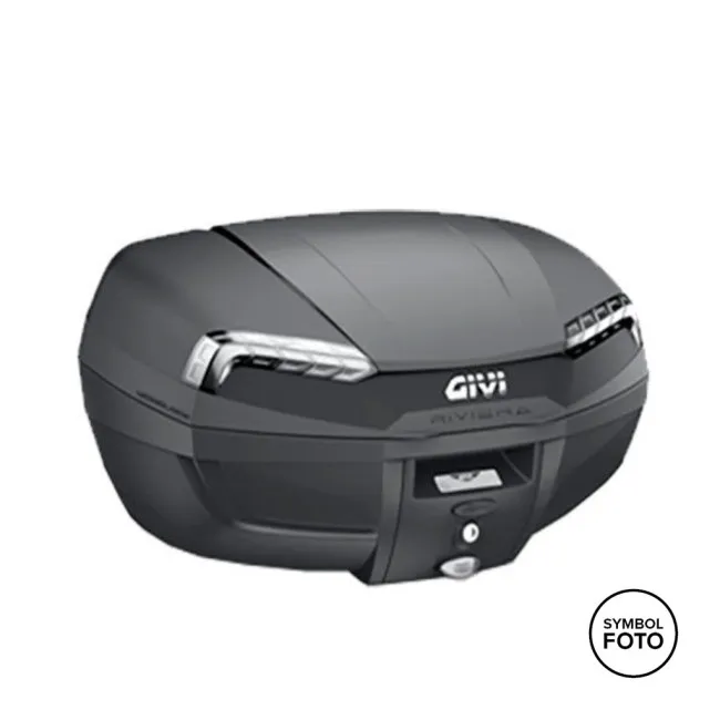TopCase GIVI Monolock cu placa de montare neagra