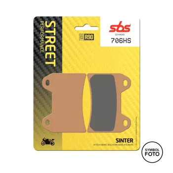 Placute frana SBS 706HS STREETexcel