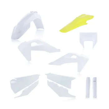ACERBIS Kit complet plastice pentru Husqvarna - alb-galben - 24051-553-023