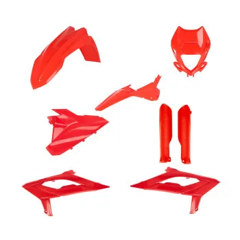 ACERBIS Kit complet plastice pentru Beta - rosu - 25461-110