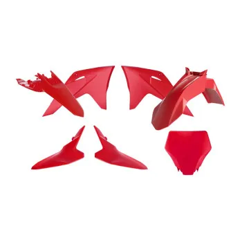 RTECH Kit plastice pentru GasGas - rosu - R-KITGAS-RG0-065