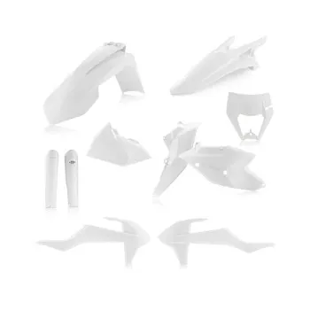 ACERBIS Kit complet plastice pentru KTM - alb - 22371-030