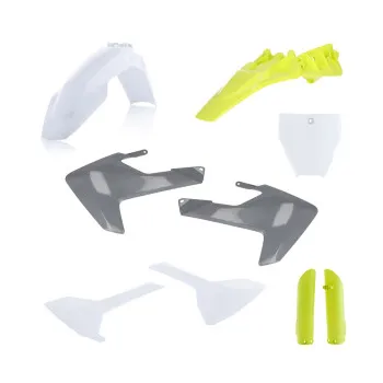 ACERBIS Kit complet plastice pentru Husqvarna - alb-galben - 23056-553-023
