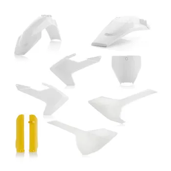 ACERBIS Kit complet plastice pentru Husqvarna - alb-galben - 21831-553-018