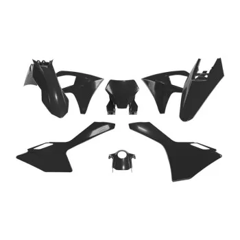 RTECH Kit plastice pentru GasGas - negru - R-KITGAS-NR0-623