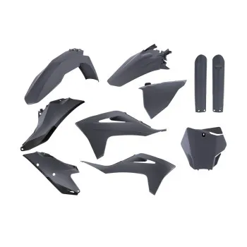POLISPORT Kit complet plastice pentru GasGas - gri Nardo