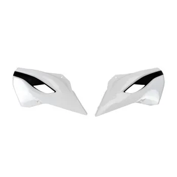 UFO Carene radiator pentru Husqvarna - alb-negru